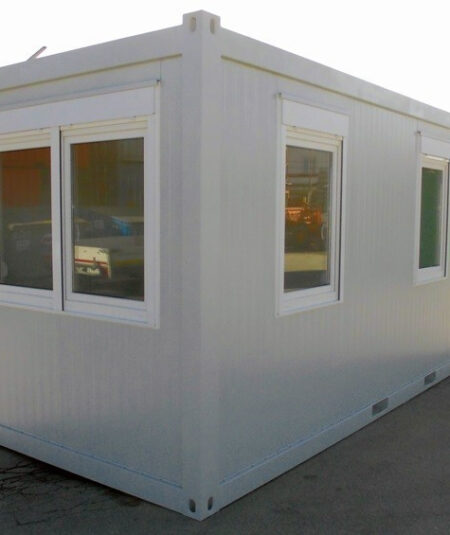 Module 20 Pieds + 3 Fenêtres + 1 Porte + sanitaire Neuf