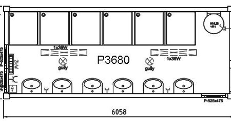 Conteneur sanitaire 20' + 6 cabines douche + 6 lavabos + chaudière de 400L